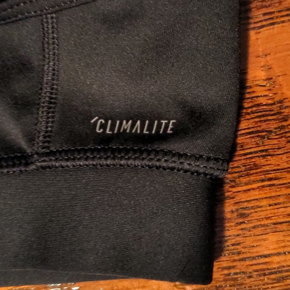 NWOT! Adidas Logo Climatech Black Sports Bra Size S - Picture 8 of 15